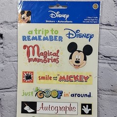 Disneyland Disney World Vacation Sandy Lion Scrapbooking Stickers