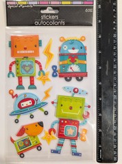 Robots Little Boys Toys Scrapbooking Stickers By Special Moments