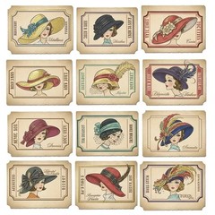 Hat Tickets Junk Journal Scrapbook Choose A Set