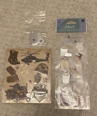 Jolees Botique Military Nurse Dog Tag Scrap Booking Stickers Lot