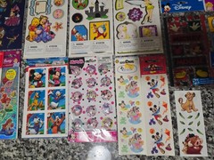 Disney Lot Of 36 Scrapbooks Stickers Unopened Packages & Unused Single Sheets