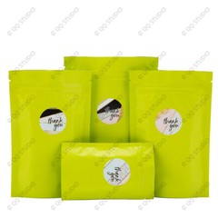 500pcs 1.5in 8 Designs Thank You Stickers Chrome Paper Round Shaped for Business