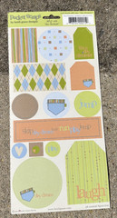 5 X 12″ HEIDI GRACE CARD STOCK STICKER SHEETS «Day Dreamer» 2005 Vintage