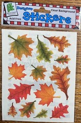 Provo Craft Designer Seasons Changing Colors Leaves Leafs Fall Scrapbook Sticke