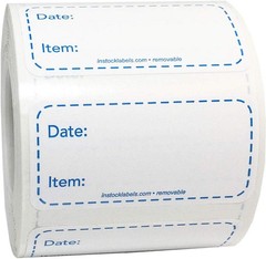 Removable Food Labels for Home Use and Canning 1 x 2 Inch 500 Total Adhesive …