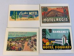 Luggage Label Stickers 20 Pack Travel Sunny Chimes Warm Tropical Destinations