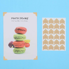 12 Sheets/288 PCS Photo Corner Stickers, Self-Adhesive Photo Mounting Corners fo