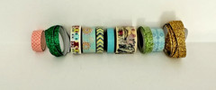 Lot of Crafting Supplies-Stickers, Washi Tape & Plastic Lacing-Opened & Unopened