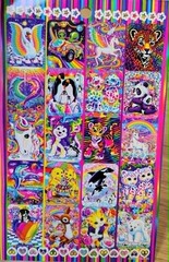 Lisa Frank Sticker Book 5 Sticker Sheets 600 Stickers Bendon New Booklet