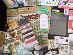 HUGE SCRAPBOOK LOT~Mixed Themes~Paper-Folder-Stamps-Dies-Stickers & More~NEW