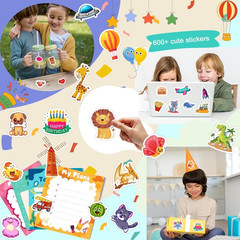 24 Sheets Stickers for Kids & Toddlers, Cute Kids Stickers Variety Pack for Scra