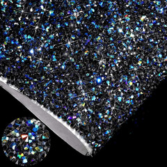 Bling Crystal Resin Rhinestones Sticker Sheet DIY Self-Adhesive Car Decoration S
