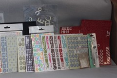 Alphabet Sticker Lot Thousands Multi Color Size Shape Style 3D Foam Glitter NEW
