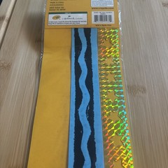 Crayola Specialty Borders Prism Star Crayon Glitter Squares Felt