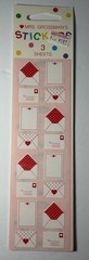 Vintage Mrs. Grossman’s Stickers Love Letters Valentines 3 Sheets Sealed 90s