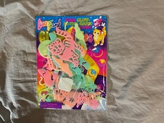 Lisa Frank Glow in the Dark Kitties Shapes SEALED 1990’s Vintage