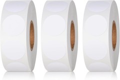 Blank Dot Stickers, 1 inch Circle Stickers, 3000Pcs Round Price Stick…