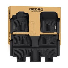 OEDRO Floor Mats Compatible with Toyota Tundra CrewMax Cab 2014-2021, Custom …