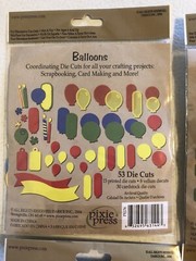 Pixie Press Vibrant Tags Mix Coordinated Die Cut Shapes Bright Colors Scrapbook