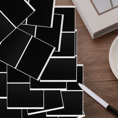 120 Sheet Black Label Stickers 3 x 2 Inch Rectangle Coding Labels for Office