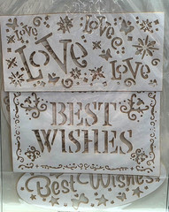 The Card Connection Self-Adhesive Embellishments – LOVE Die-Cuts – 5 pcs