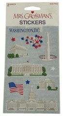 Mrs Grossmans Stickers Washington DC City Landmark White House Monument Capitol