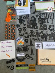 Halloween Scrapbooking & Craft Supplies Lot