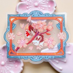 Friendship Blooms Sticker – Sea Dragon & Shrimp – Vinyl Waterproof Transparent