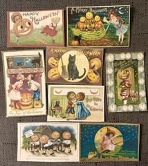 48 Vintage Inspired Holiday Postcards-EPHEMERAJunk Journal Supplies-Scrapbooking