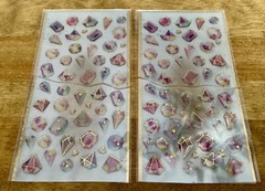 Large Lot of Stickers, Temporary Tattoos/Transfers, & Stencils, Plastic Snap Bin