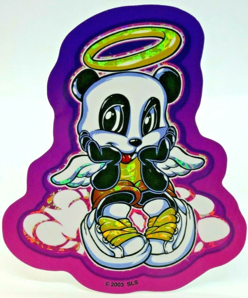 Cute Angel Animal Prism Sticker Decal Glossy Holo Vintage Collectible #10 of 15