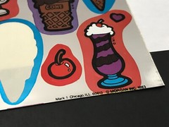 Vintage 1983 Morgan Mark 1 Chrome Ice Cream Sticker Sheet – Missing 1 Sticker