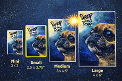 STICKER Death Moth Red Eyes Black Wings Occult Gothic Entomology Lunar