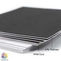 10 Pack 11×17 White, Black Uncut Mat Boards, Backing, Prints, Frames, Crafts