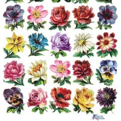 Violette Stickers – Mini Flowers – Colorful Floral Sticker Sheet – Planners