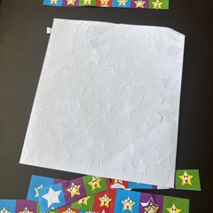 Vtg Funny Face Star Stickers Multi Color Awards Smiley Happy