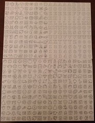 8 Sheets/Stickers To Color 6″x9″ Sticker Sheet Craft/Scrapbook/Embellishment#147