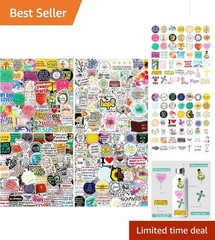 220Pcs Vinyl Inspirational Christian Stickers – Waterproof Jesus Bible Verses