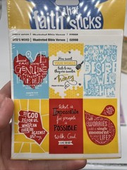Faith That Sticks STICKERS – NEW Illustrated Bible Verses Give Thanks Psalms