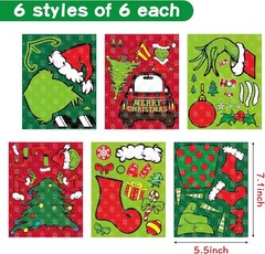 🔥36 Sheets Christmas Make a Face Sticker for Kids, DIY Make Your Own Stickers🔥
