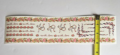 PSX Design WEDDING MEMORIES BORDERS 12″ Sticker Sheet SR1203 (2002) Pink Flowers
