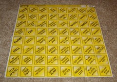Reminisce 12×12 DieCut Sticker Sheet ~ Road Signs Collection…Mix of 64 Signs