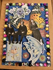 Junk Journal /scrapbook! 5 Vintage Junk Journal Ephemera. 5 Cards W/ Envelopes.