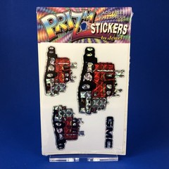 1990s Jewel | Prizm Stickers (GMC TRUCK) 3×4” Prism Sheet RARE Vintage VTG Car