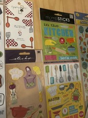 Scrapbook Stickers Food Brunch Breakfast Kitchen Cooking Lot