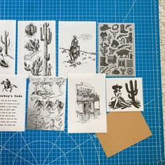 Cowboy & Cowgirl Western Bundle – Curated Ephemera Pack – 2