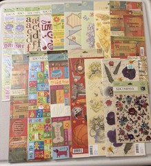Embossed, Die-Cut & Pillow Stickers Lot Of 16 – 300+ Pieces Assorted Themes New