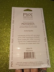 PSX Designs Stickers Madonna and Child 2 sheets new in pack