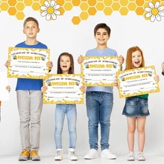 100 PCS Spelling Achievement Certificates Bee Award 11×8 Inch Recognition