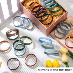 100 Pcs Motivational Bracelets Bulk Gifts Inspirational Silicone Bracelets Co…